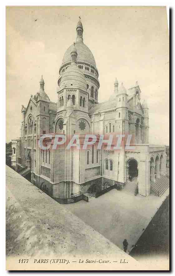 CPA Paris XVIII le Sacre Coeur 