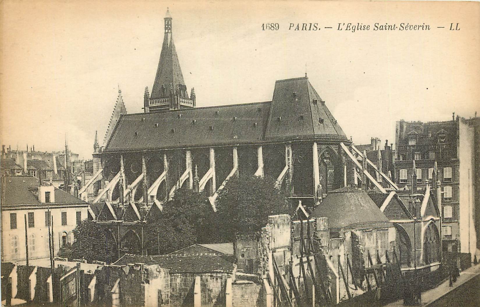 CPA Paris l'Eglise Saint Severin 