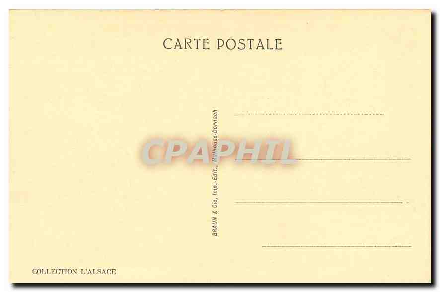 CPA Munster vue sur le Lac de la Fecht  — Rückseite