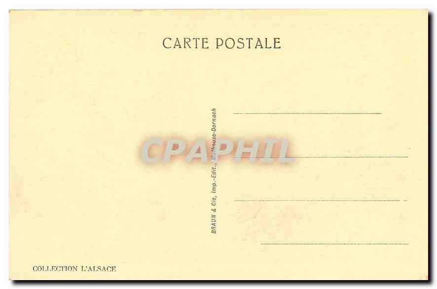 CPA Munster vue sur le Lac de la Fecht  — Rückseite