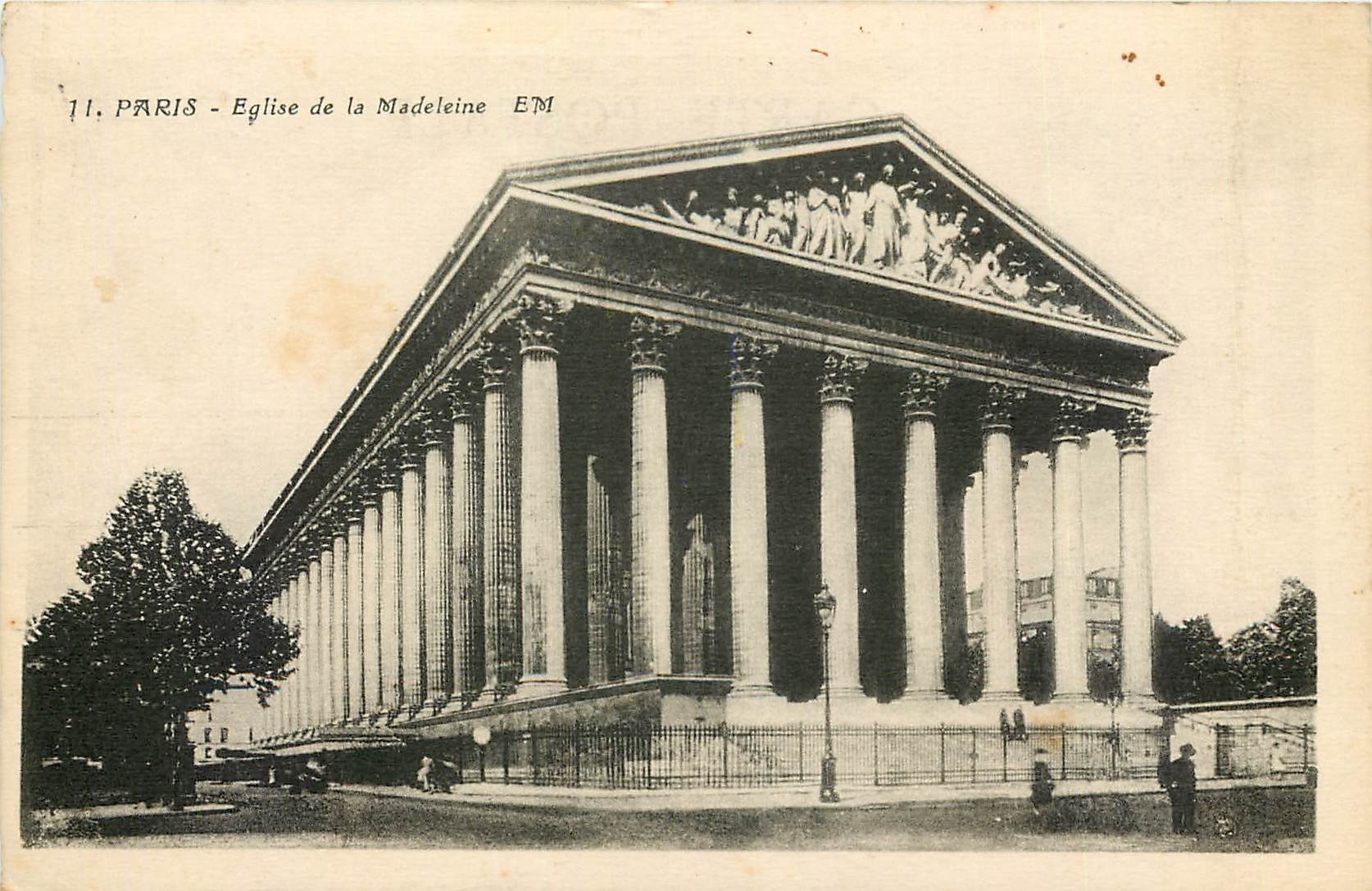 CPA Paris Eglise de la Madeleine 