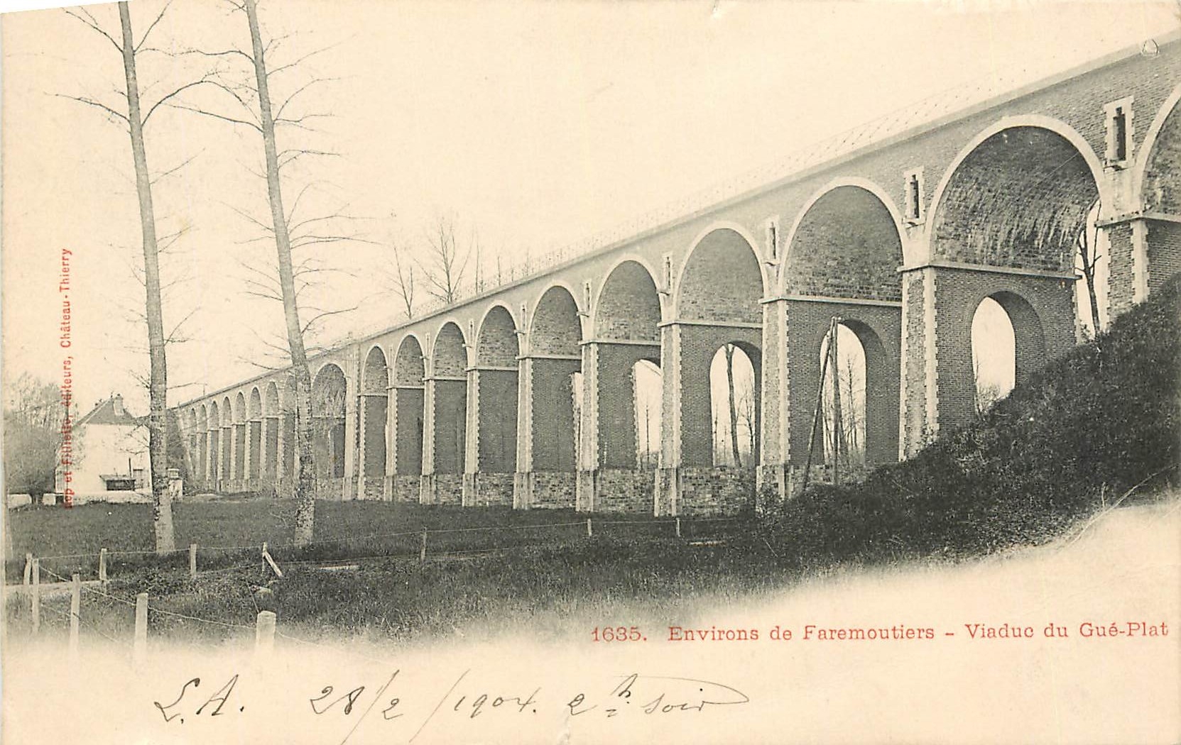 CPA Environs de Faremoutiers Viaduc du Gue Pint 