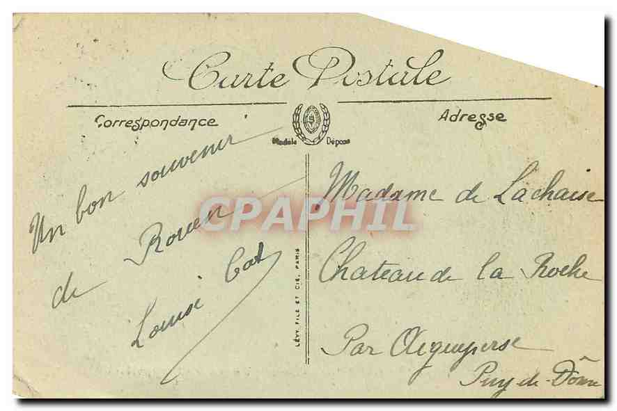 CPA Rouen Ensemble de l'eglise Saint Ouen  — Verso