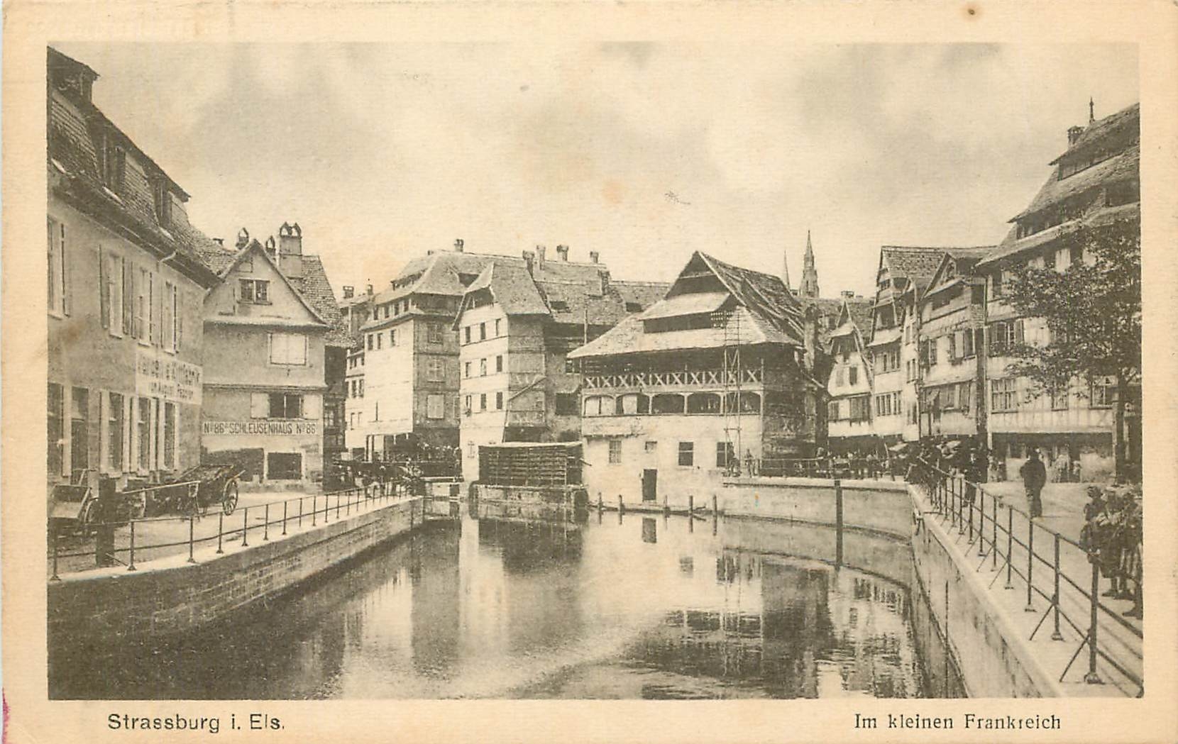 CPA Strassburg I Els Im Kleinen Frankreich 