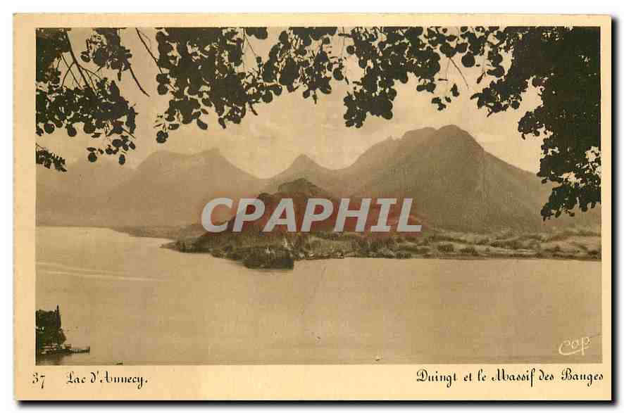 Lac d'Annecy — Vue du lac et du massif des Bauges — Coop