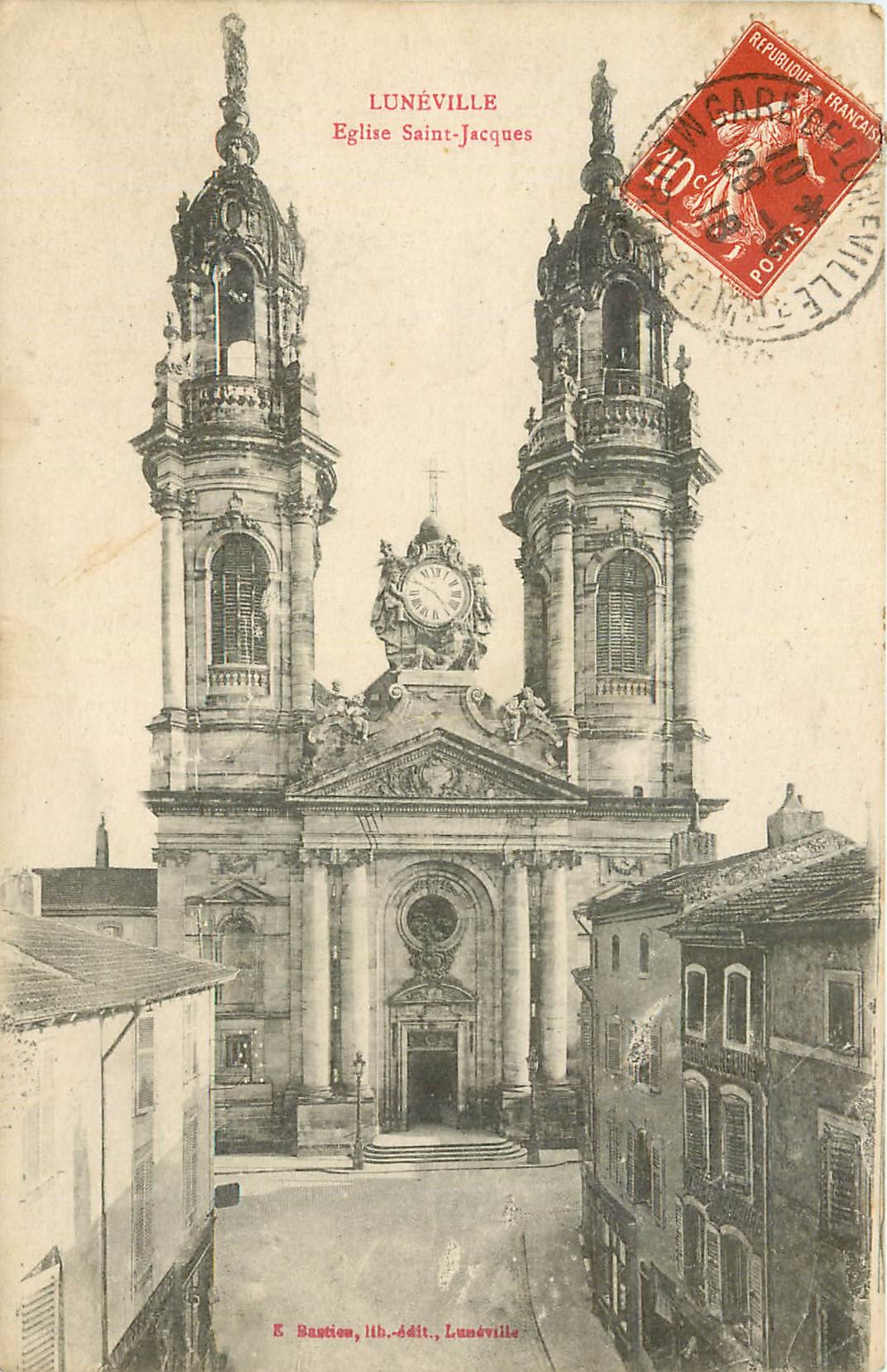 CPA Luneville Eglise Saint Jacques 