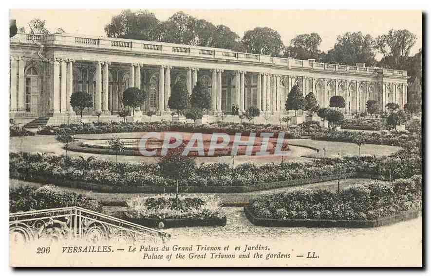 CPA Versailles le Palais du Grand Trianon et les Jardins 