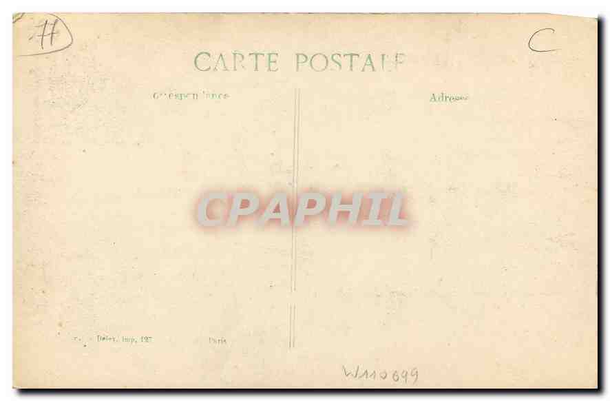Cimetière de Chambry (près Meaux) — 1914 — Photo-Press, Agency — Rückseite