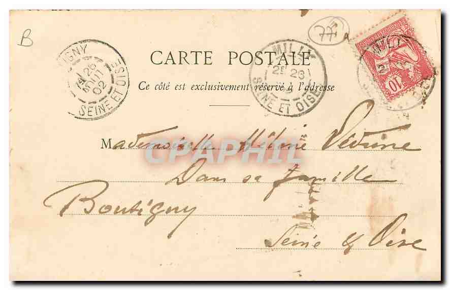 Forêt de Fontainebleau — Mare aux Fées — Tinhaut, éditeurs, Fontainebleau-Melun — Reverso
