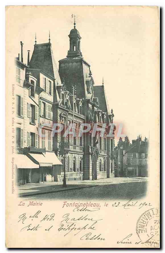 La Mairie — Fontainebleau — Édition F. S. & H. Ferkès, n° 272