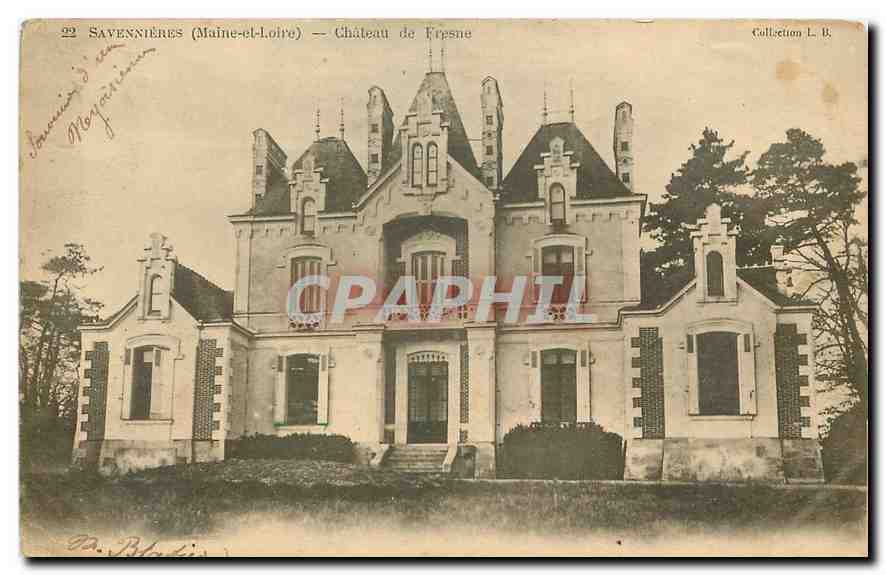 CPA Savennieres Maine et Loire Chateau de Fresne 