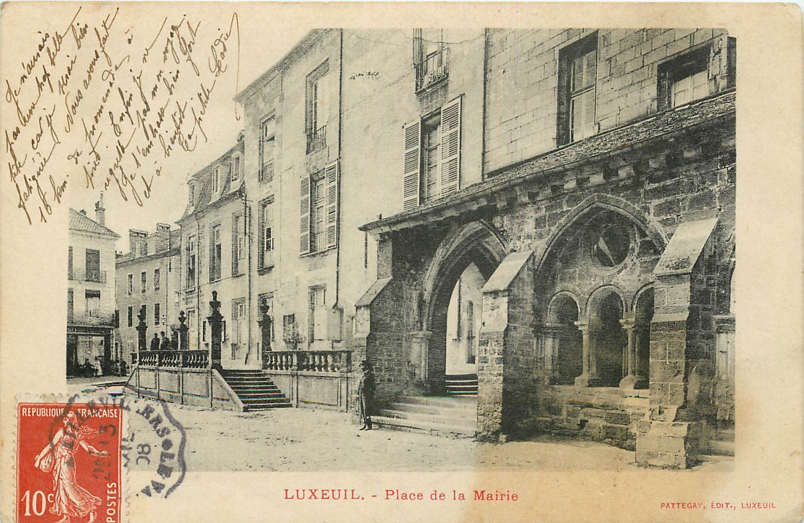 CPA Luxeuil Place de la Mairie 