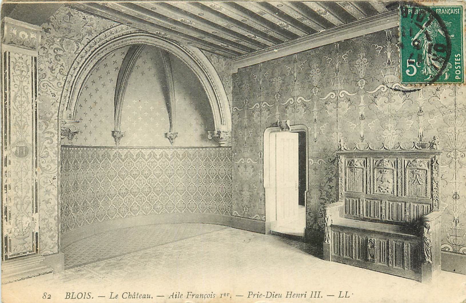 Blois — Das Schloss — Flügel von François I — Prie-Dieu von Henri III — LL