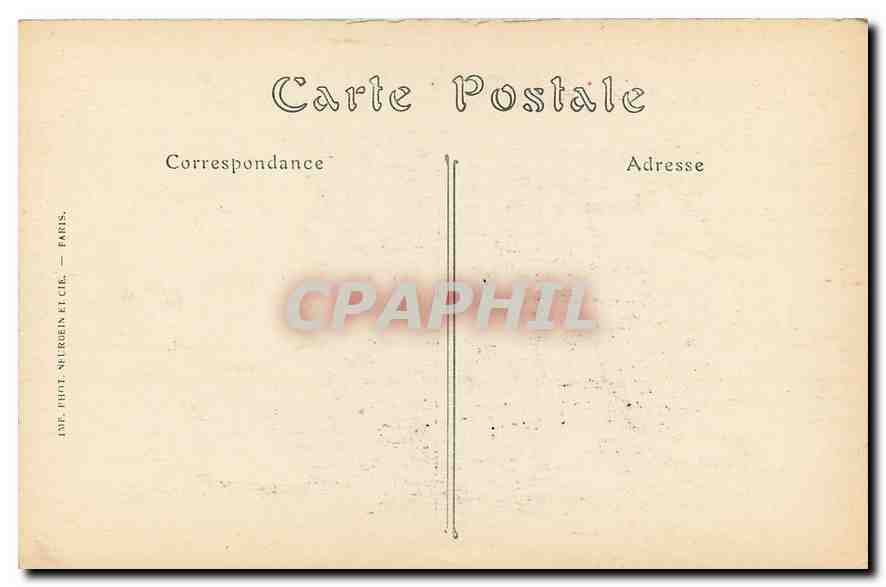CPA Arles Theatre romain les deux colonnes de la scene  — Verso