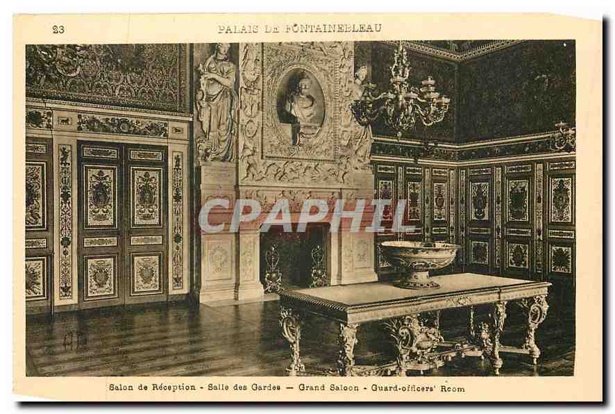 Palais de Fontainebleau — Salon de Réception — Édition Maître Nallonaux n°23