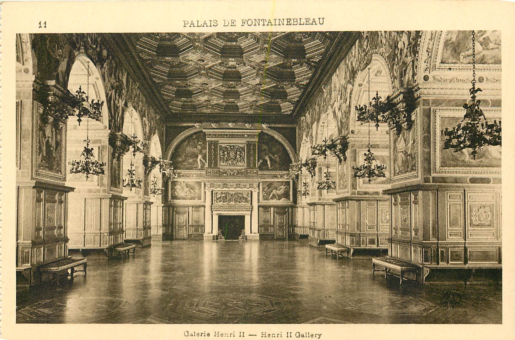 Paleis van Fontainebleau — Galerij Henri II — Editie Maritain Nalionateur