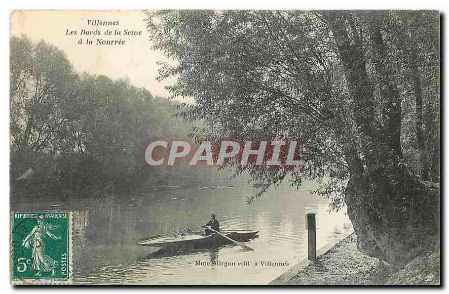 Villennes — Les Bords de la Seine à la Nourrée — Mme Mirgon edit à Villennes