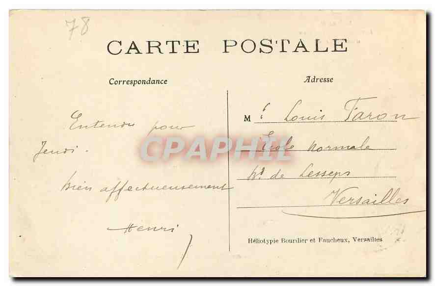 Villennes — Les Bords de la Seine à la Nourrée — Mme Mirgon edit à Villennes — Verso