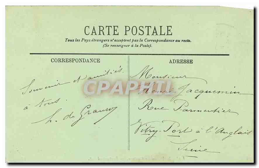 LANGEAIS — Le Château — Partie Sud-Est. — LL. — N°26 — Verso