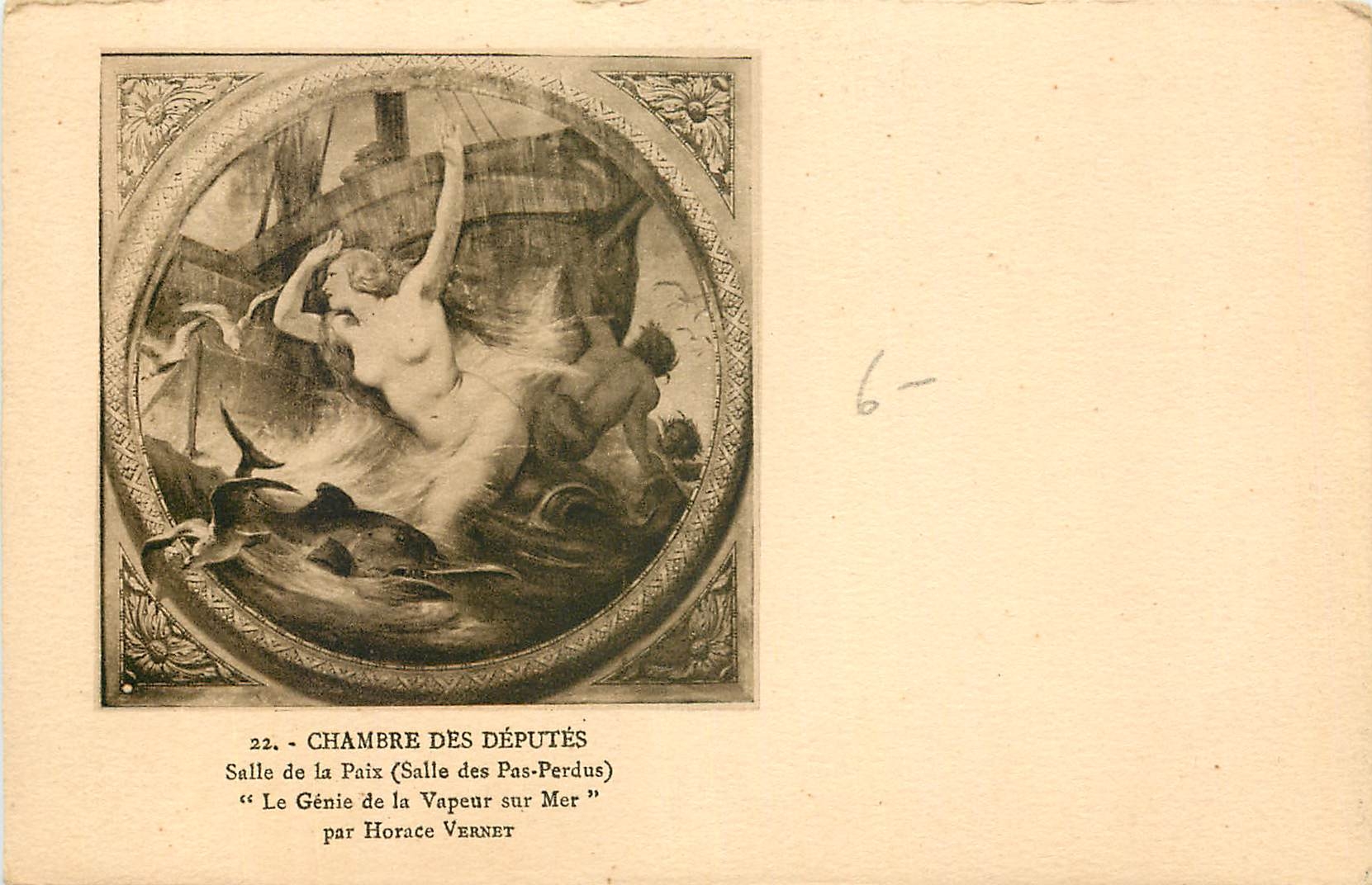 CPA Chambre des deputes Salle de la Paix Salle des Pas Perdus Paris