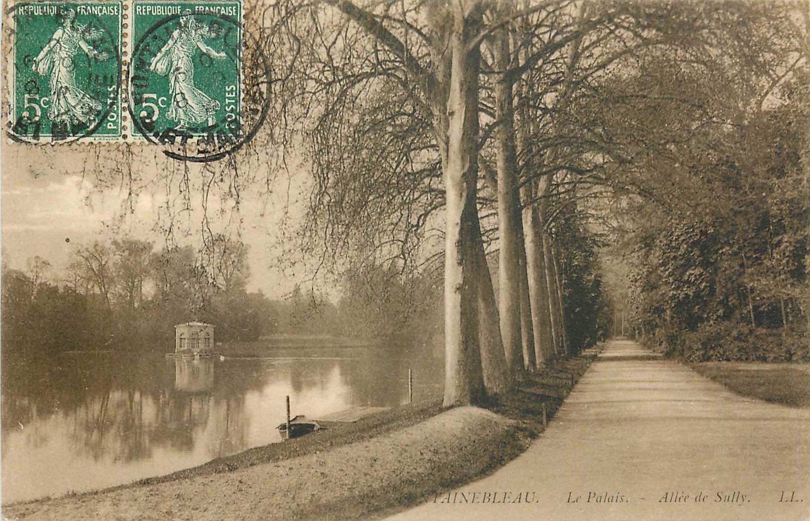 Tainebleau — Das Schloss — Avenue de Sully — L.L.