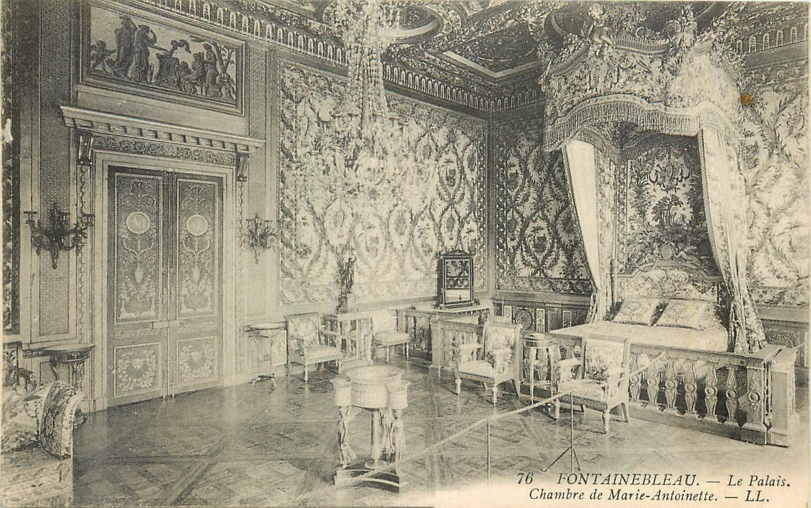 Fontainebleau — Le Palais. Chambre de Marie-Antoinette — LL. N°76