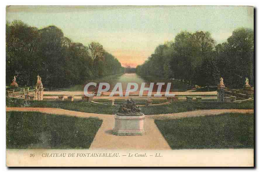 Château de Fontainebleau — Der Kanal — LL. — Nr. 26
