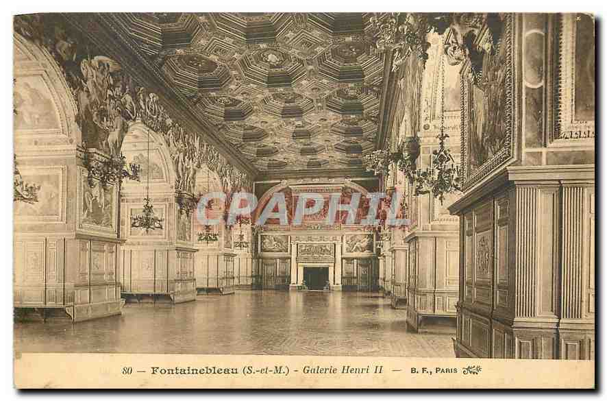 Fontainebleau (S.-et-M.) - Galerie Henri II — B. F., Paris