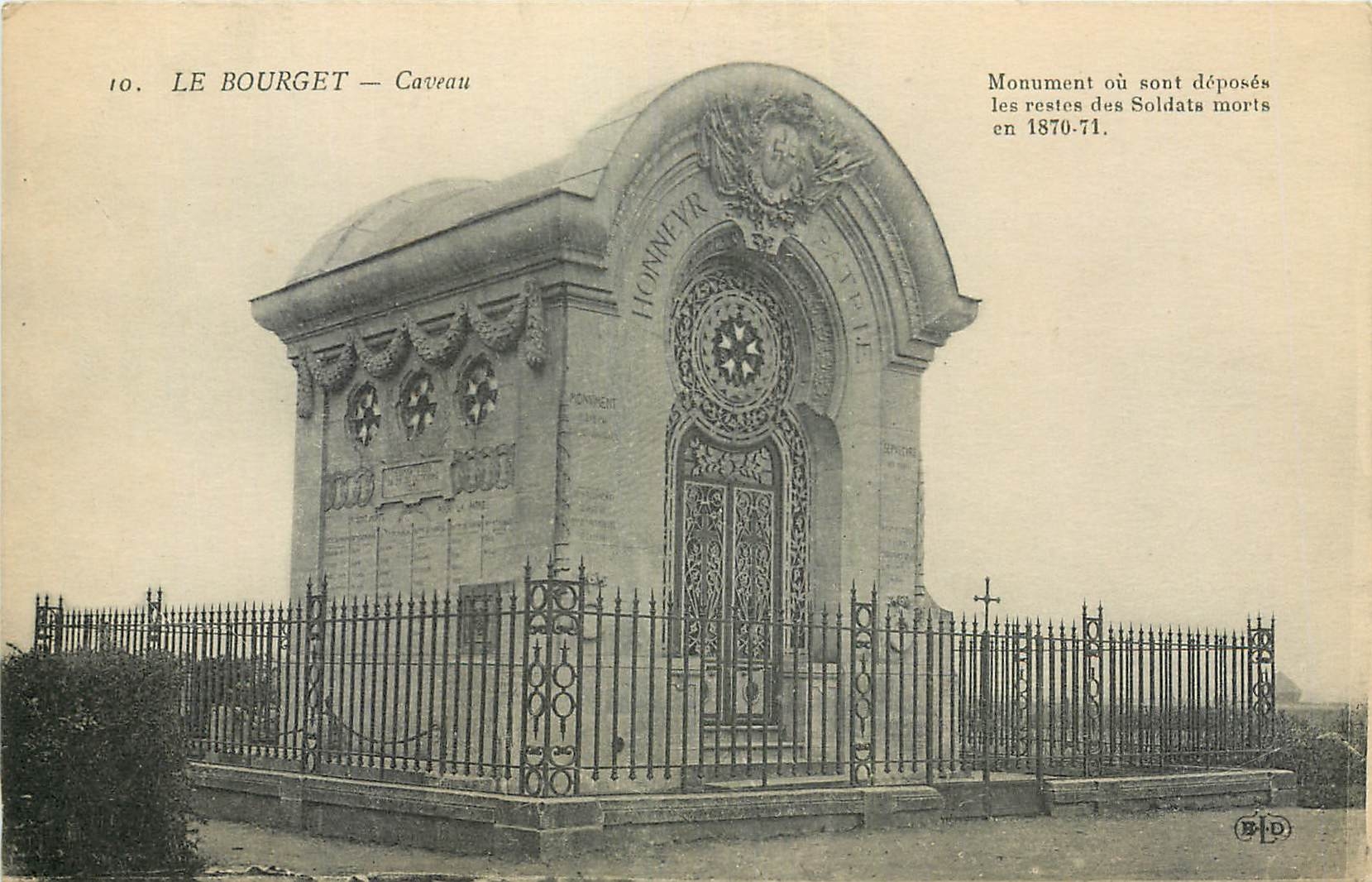 Le Bourget — Caveau — Monument aux Soldats morts en 1870-71