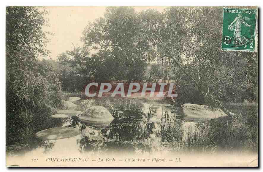 Fontainebleau — Die Forêt — Der Pigeon-See — L.L.