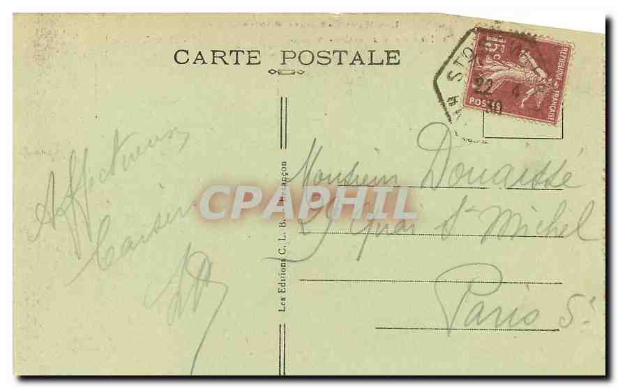 CPA Les Hautes Vosges pittoresque la vallee de Muster vue prise du Sentier du Frankenthal  — Rückseite