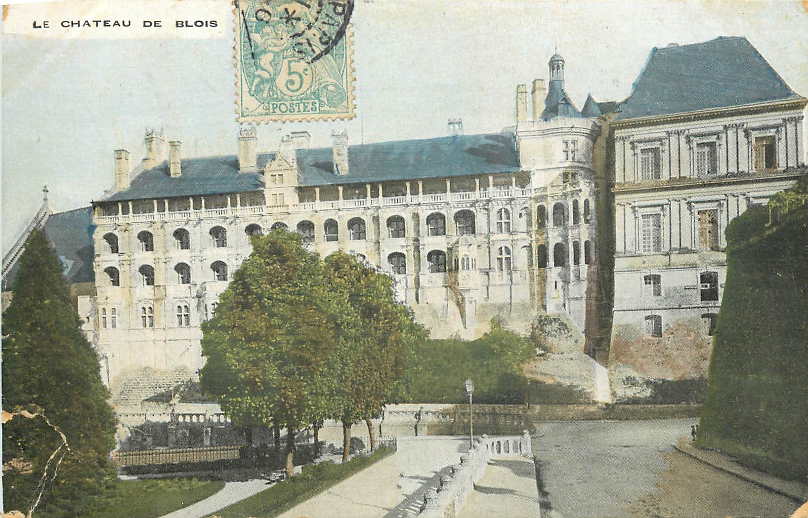 Schloss Blois — Ansicht des Schlosses — Verlag nicht sichtbar