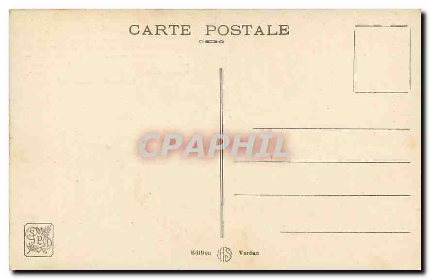 CPA Ossuaire de Douaumont arriere du Monument Chapelle Catholique  — Rückseite