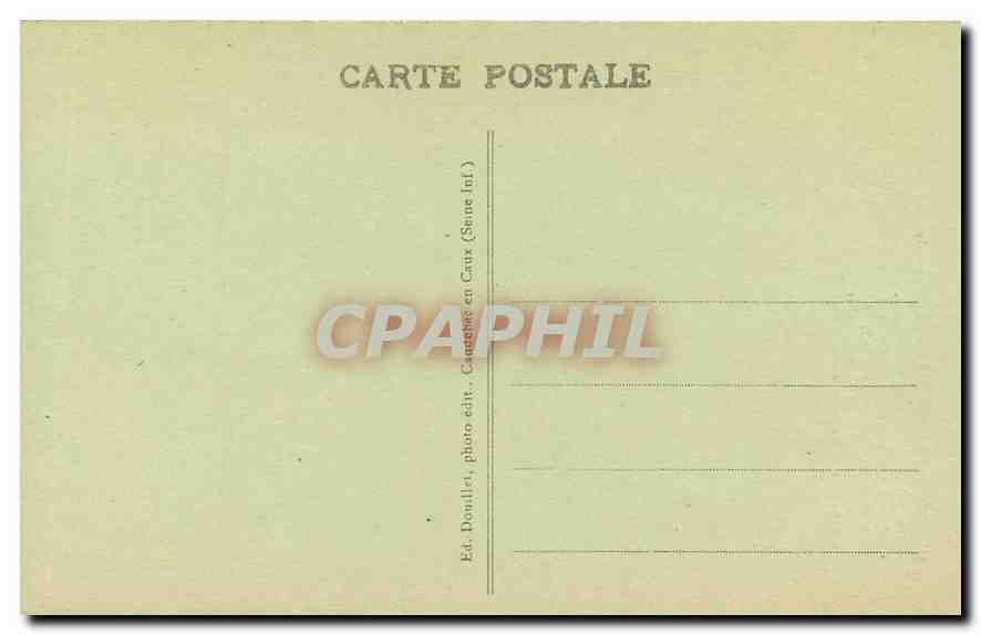 CPA Caudebec en Caux S Inf la Cathedrale  — Verso