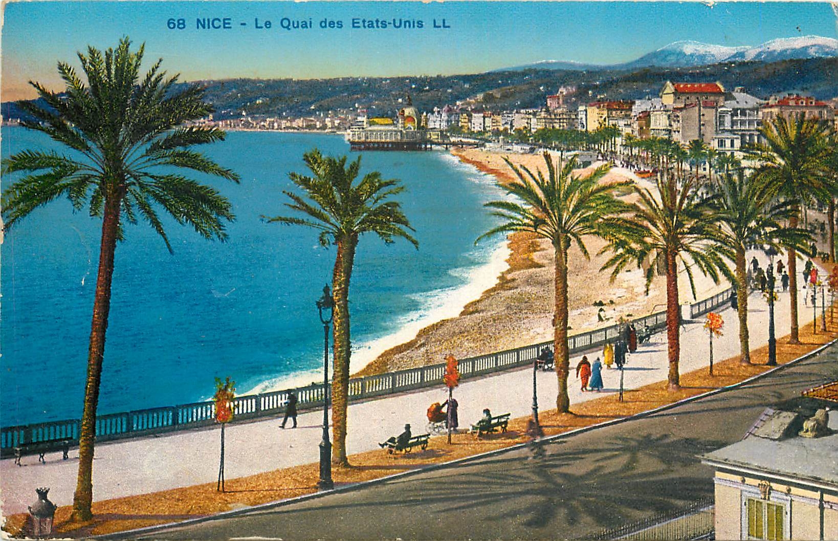 CPA Nice le Quai des Etats Unis 