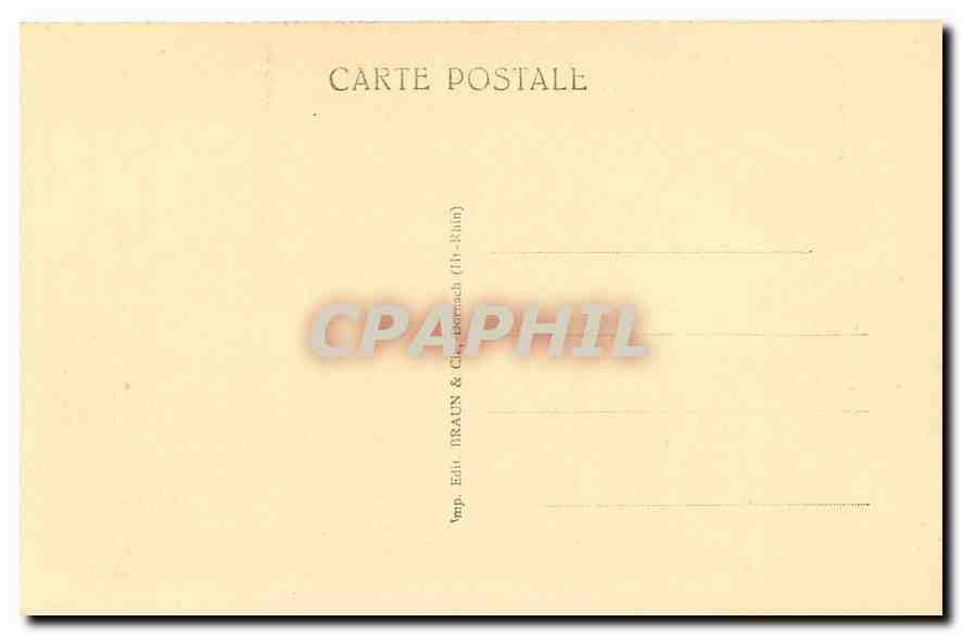 CPA Chateau du haut Koenigsbourg vu a vol d'Oiseau  — Rückseite