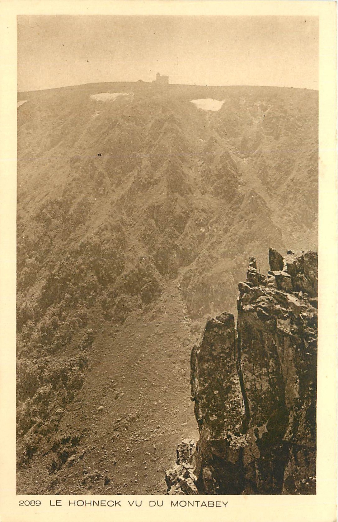 CPA Le Hohneck vu du Montabey 