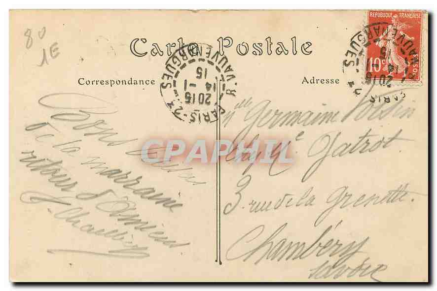 CPA Amiens la Cathedrale le Maitre Autel XVIII siecle  — Rückseite