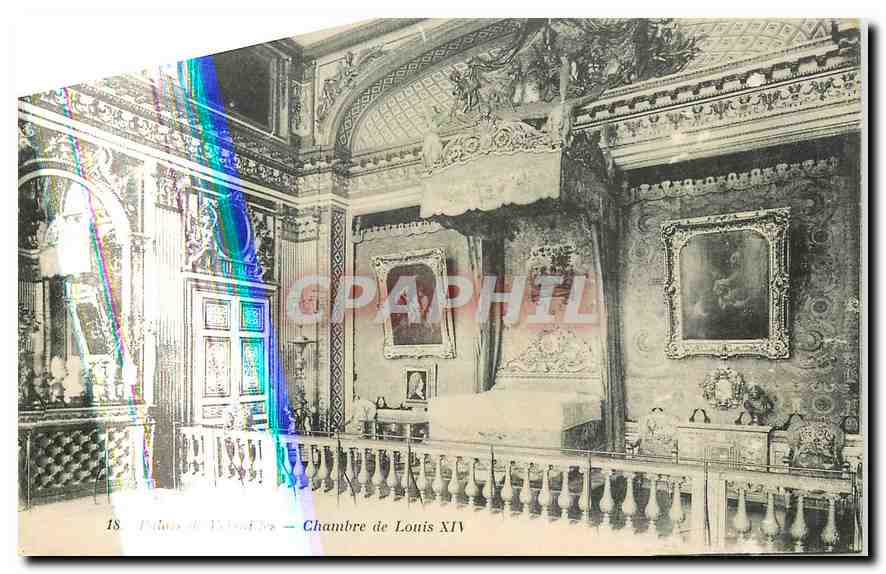 CPA Chambre de Louis XIV 