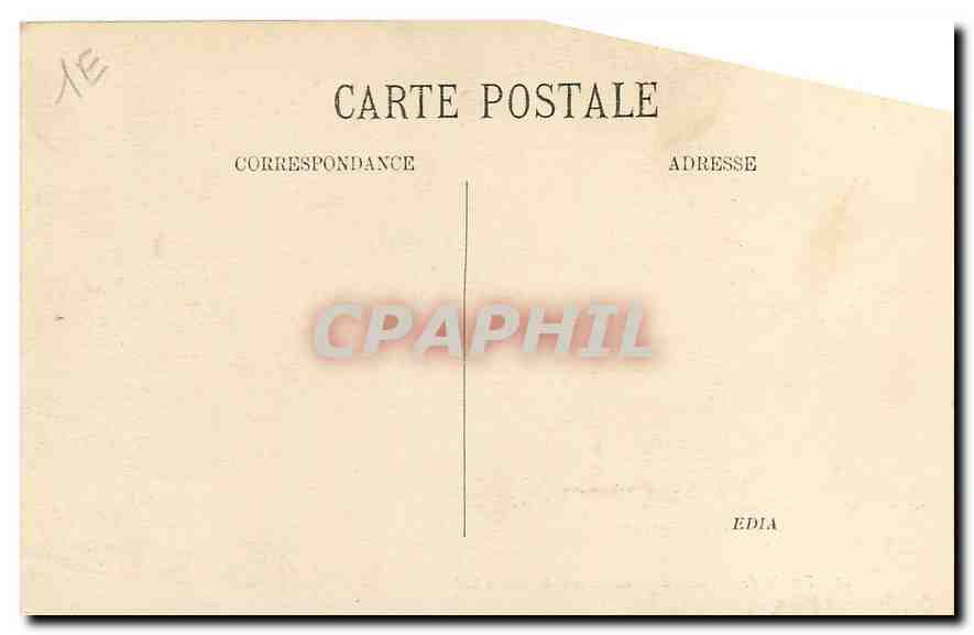 CPA Chambre de Louis XIV  — Verso