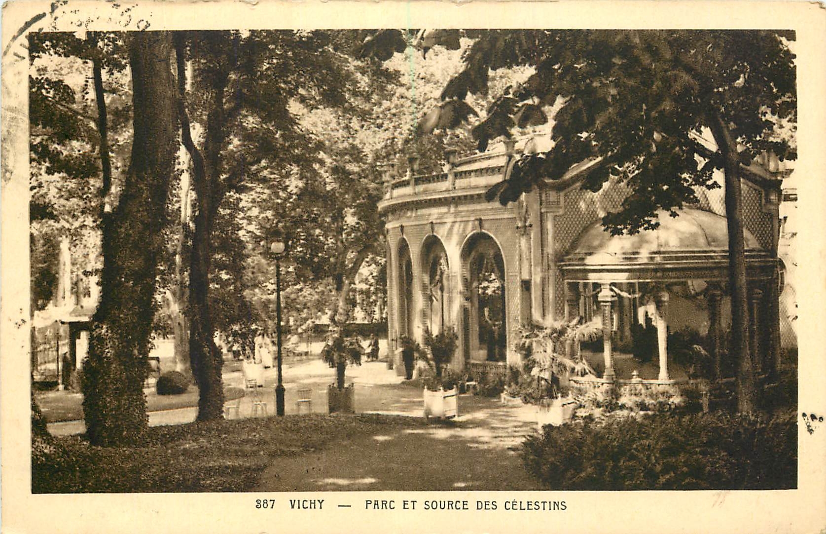 Vichy — Parc et Source des Célestins — Édition La Cigogne
