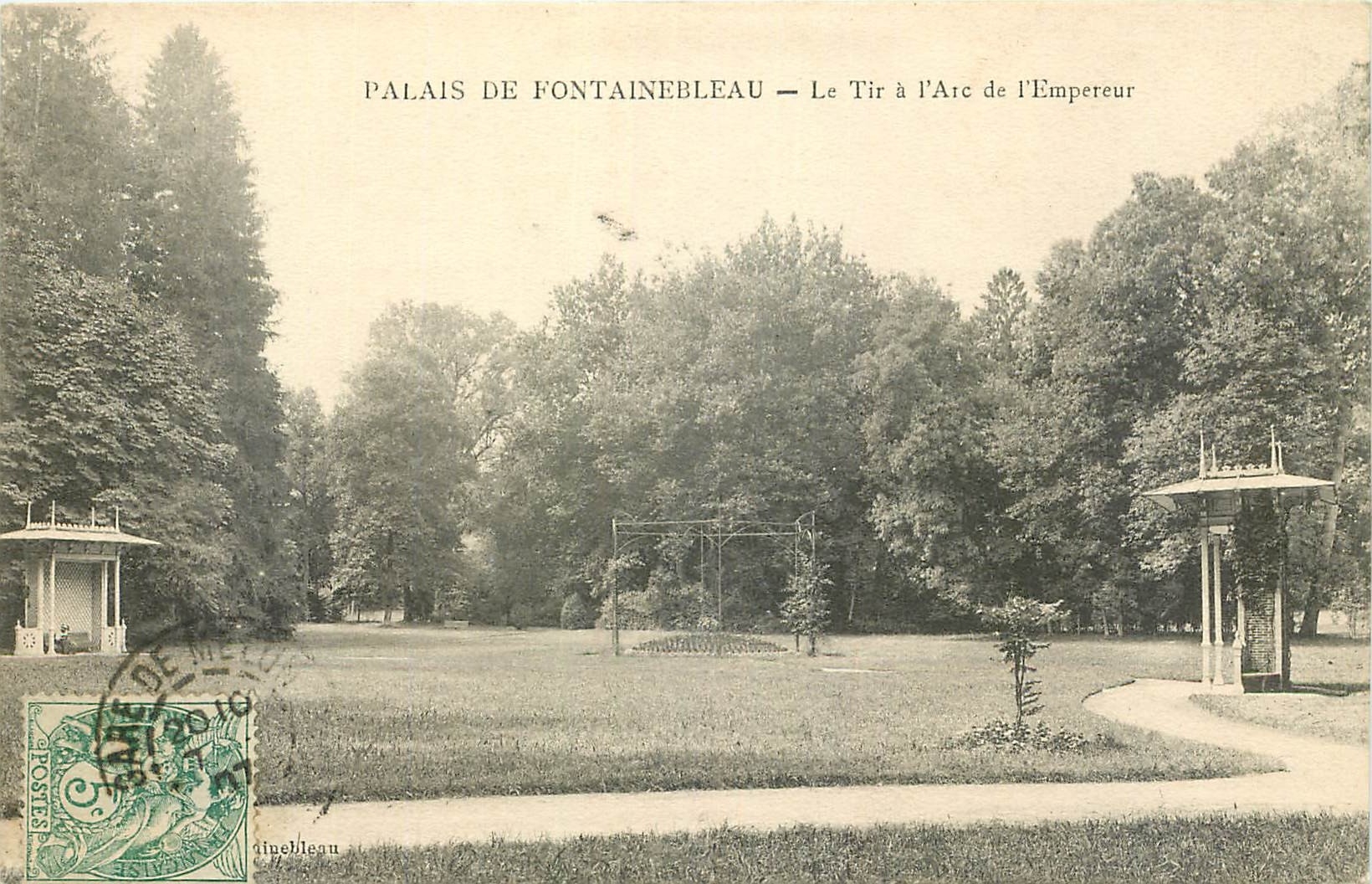 Palais van Fontainebleau — Het Boogschieten van de Keizer — Uitgever: Ainebleau