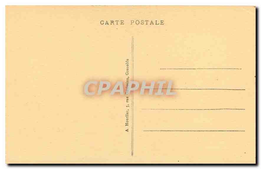 CPA Environs de la Grave le Chazelet et la Meije  — Rückseite