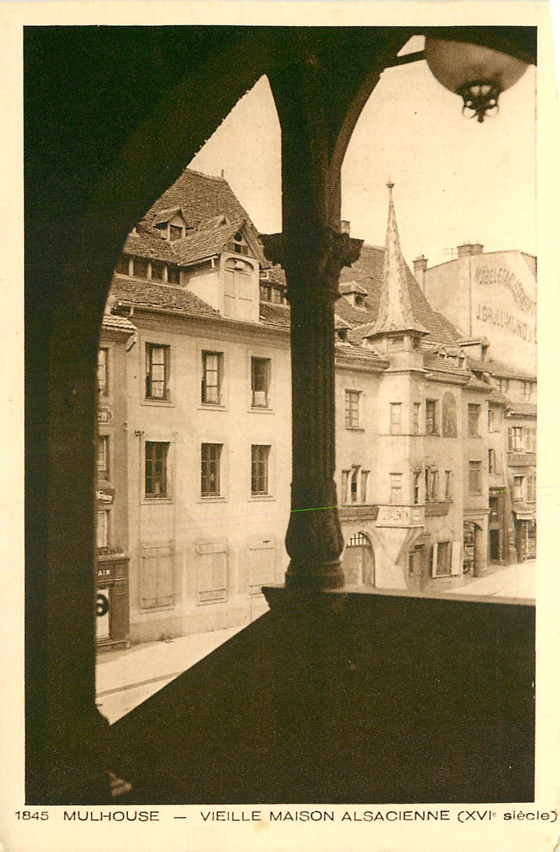CPA Mulhouse Vieille maison Alsacienne XVI siecle 