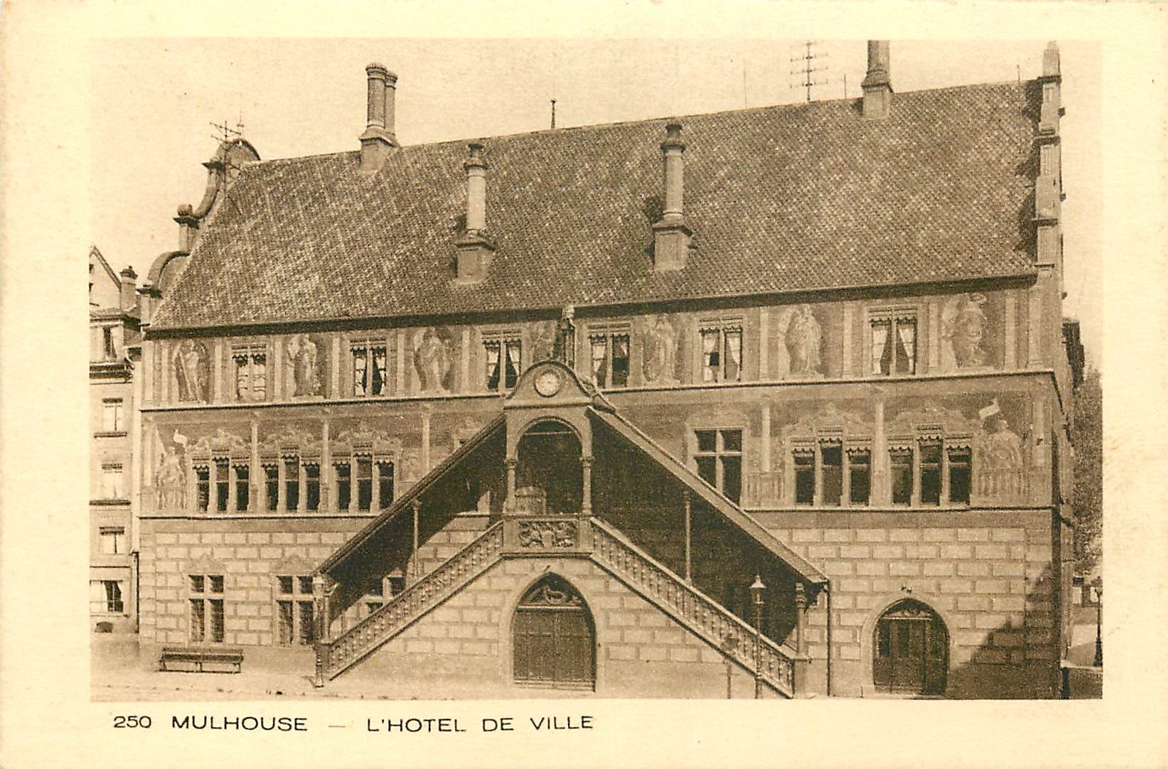 CPA Mulhouse l'Hotel de Ville 