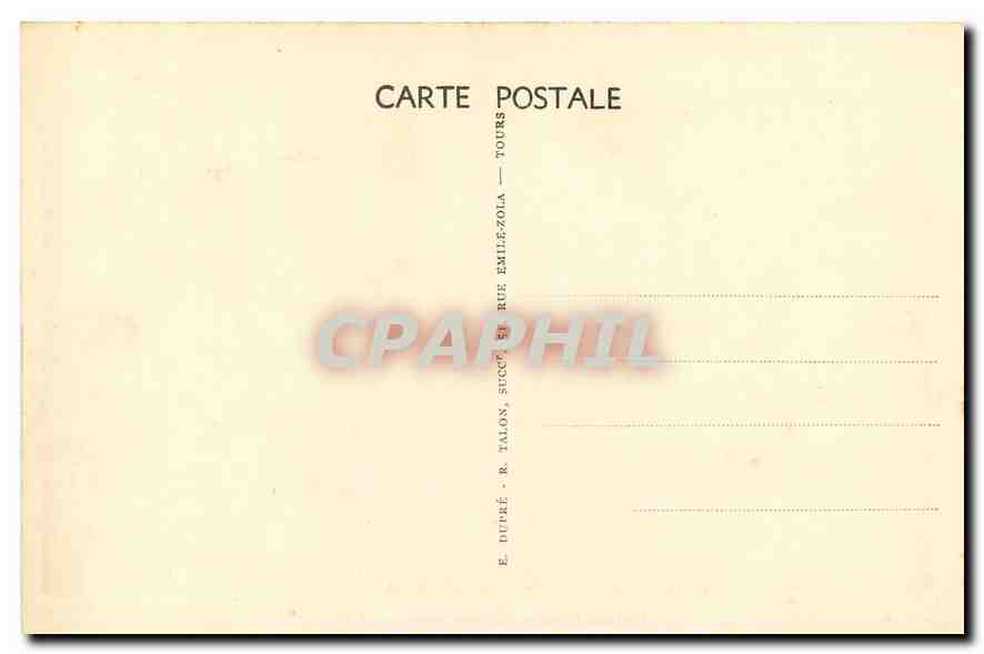 CPA Tours I et L Cloitre de la Psalette vue d'ensemble  — Rückseite