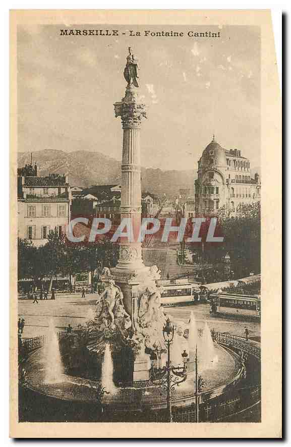CPA Marseille la Fontaine Cantini 