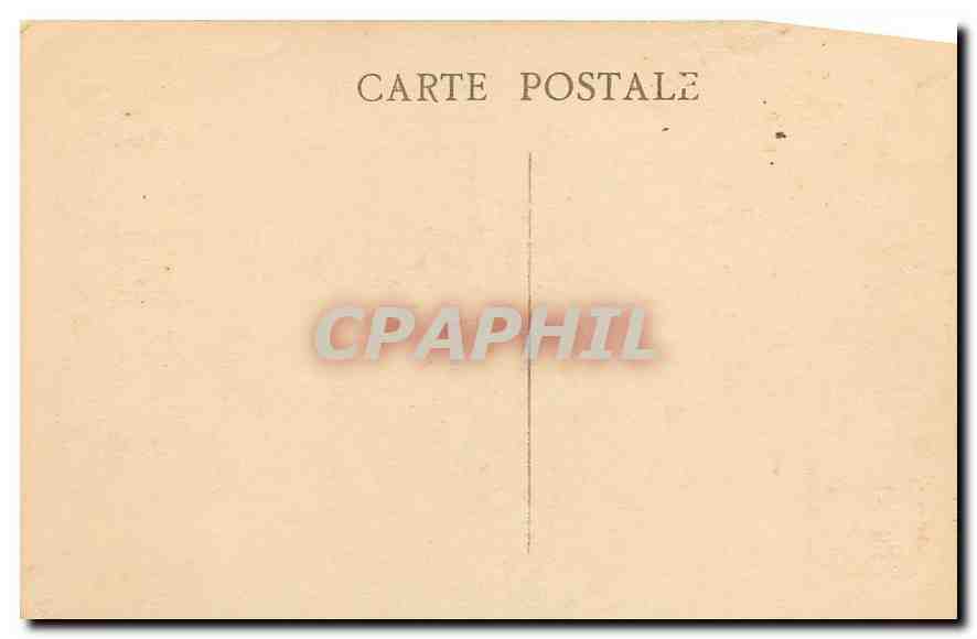CPA Marseille la Fontaine Cantini  — Verso