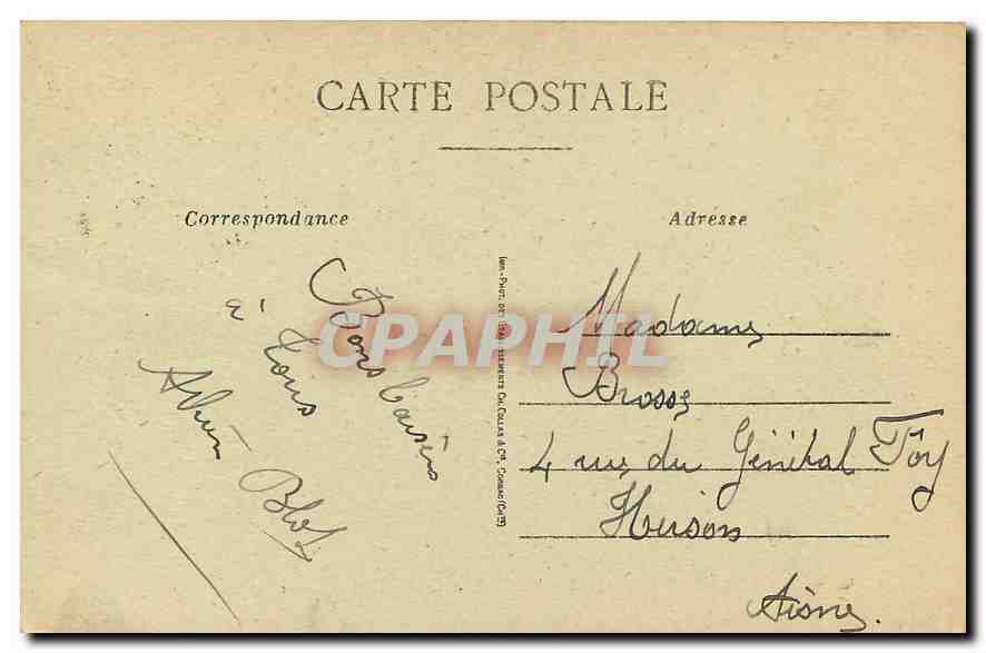 CPA Toulouse le Jardin des Plantes  — Rückseite
