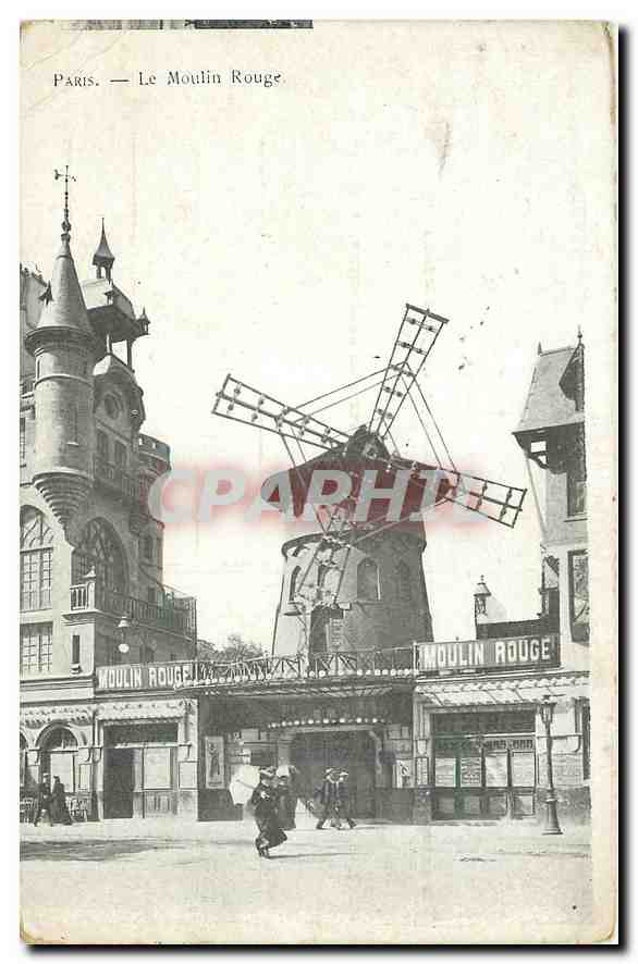 CPA Paris le Moulin rouge 